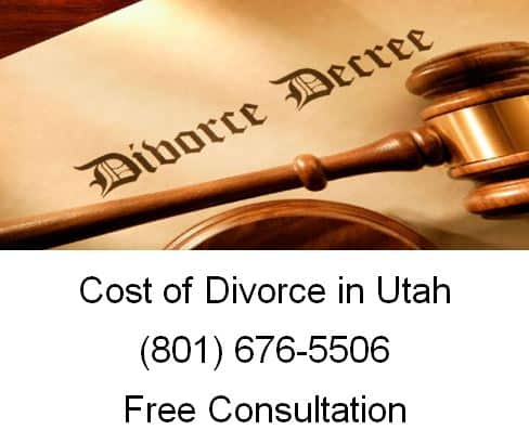 cost of divorce in utah
