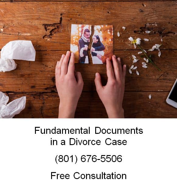 fundamental documents in a divorce case