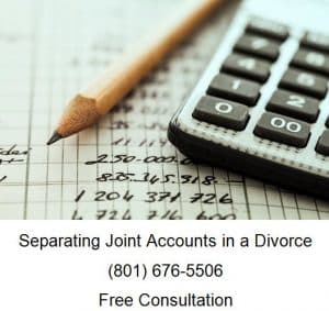 keeping joint account after divorce