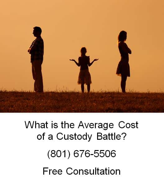 what is the average cost of a custody battle