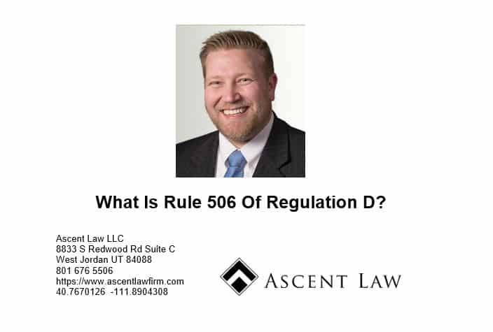 What Is Rule 506 Of Regulation D