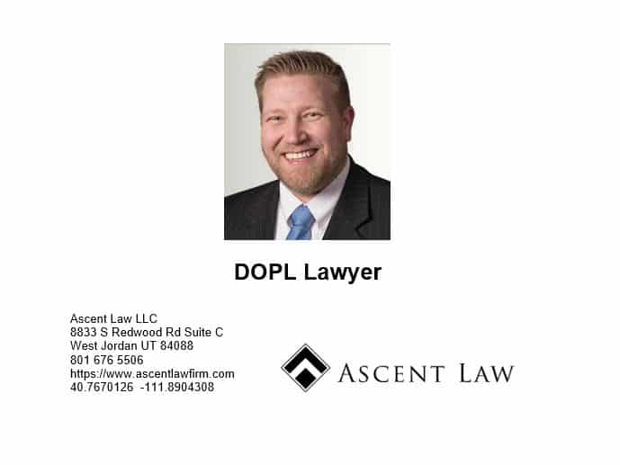 Utah DOPL Lawyer