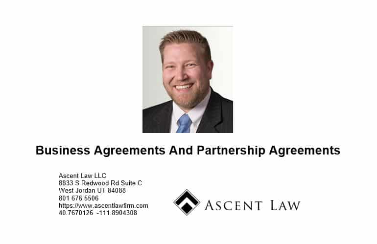 Business Agreements And Partnership Agreements
