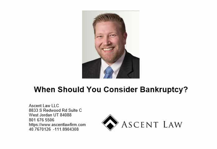 When Should You Consider Bankruptcy