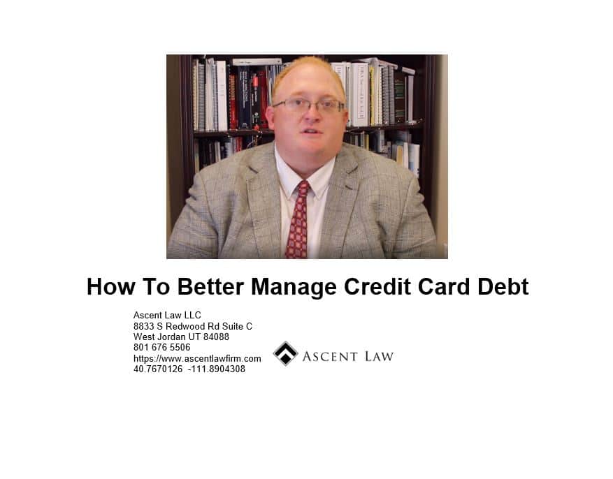 How To Better Manage Credit Card Debt