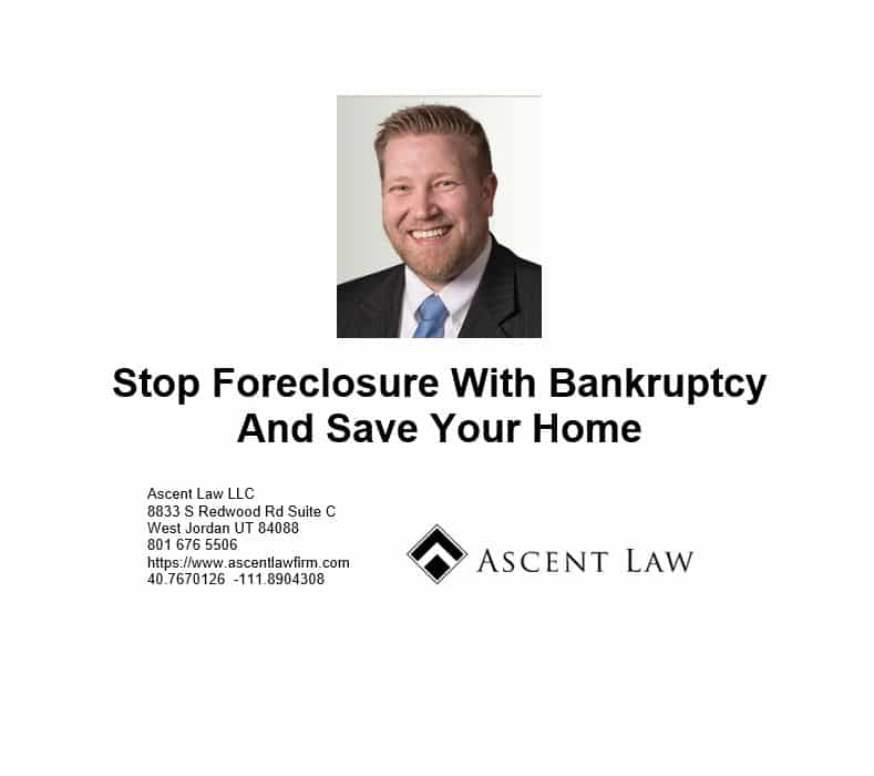 Stop Foreclosure With Bankruptcy And Save Your Home