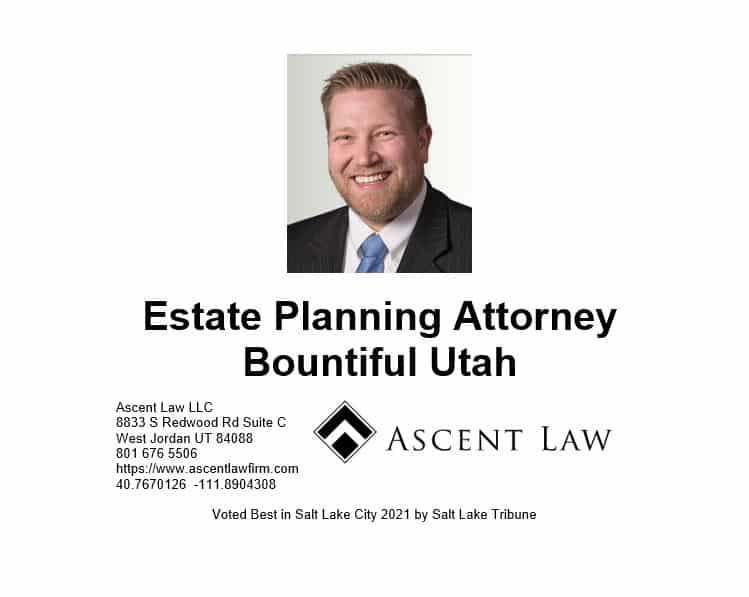 Estate Planning Attorney Bountiful Utah